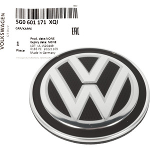 41-2376 | Veljekapsel ø 65 mm VW kroom/must originaal