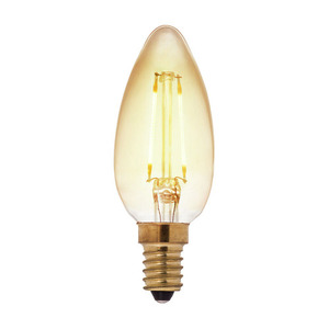 43-00342 | Airam Amber LED-lamp, küünal, 5 W, 2200 K, läbipaistev, E14, hämardatav, 360 lm