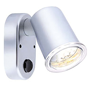 45-2942 | Walli LED-kohtvalgusti, 12 V / 0,6 W, mattkroom, 75 x 70 x 71 mm