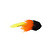 54-7822 | Eumer SpinTube Pike 45 g fast sink lendõng must/oranž/kollane