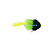 54-9717 | Eumer SpinTube Pike 35 g slow sink lendõng must/roheline/kollane