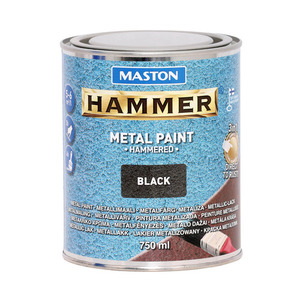 60-00607 | Hammer metallivärv, vasaralakk, must, 750 ml