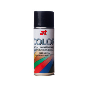 60-9432 | AT-Color metallikvärv, must, 400 ml