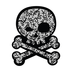 65-01546 | Kleebis Pimp Ur Ride Skull Graffiti
