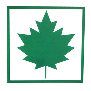 65-04097 | Algaja juhi tunnusmärk  "Roheline vahtraleht", plast