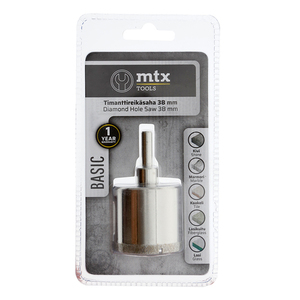 70-04183 | MTX Tools Basic teemantkattega augusaag, 38 mm