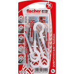 Fischer-Duopower-universaaltuubel-valge-konksuga-8-x-40-mm-4-tk