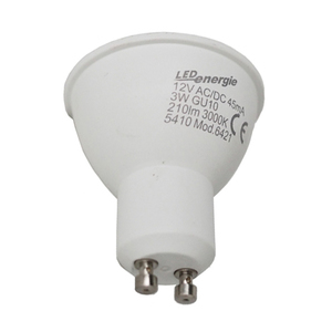 90-00055 | 12V LED-kohtvalgusti, GU10, 3 W, 3000 K, 210 lm