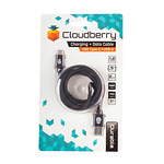 Cloudberry-USB-Type-C-31-kaabel-must-12-m