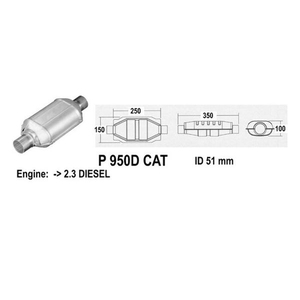 13-4012 | Fenno P950DCAT universaalne diisel CAT