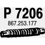 14-7206 | Painduv vahetoru 40 mm VW