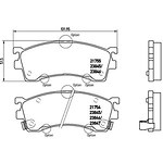 22-0851 | Piduriklotsid Mazda ette OE-kvaliteet
