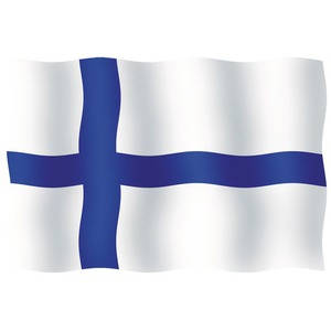 38-6088 | Soome lipp, polüester, 31 x 50 cm