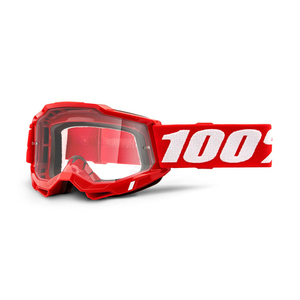 40-15021 | 100% Accuri 2 Red sõiduprillid, läbipaistev klaas