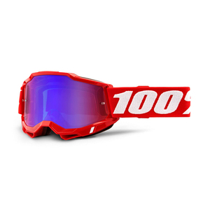 40-15025 | 100% Accuri 2 Red sõiduprillid, punane/sinine peegelklaas