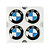 41-2335 | BMW "hõljuvate" veljekapslite komplekt originaal Ø68 mm