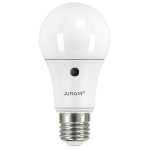 43-00138 | Airam LED-ümarlamp, E27, 11 W, 4000 K, 1060 lm, hämaraanduriga
