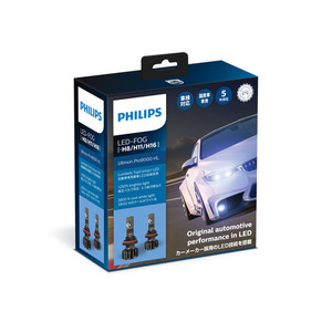 43-0107 | Philips Ultinon Pro9000 FOG LED H8/H11/H16 sõidutulepirnid, 2 tk