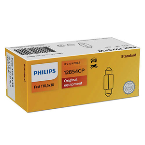 43-4854 | Philips SV8,5 pulkpirn 12 V 10 W 35 mm 10 tk
