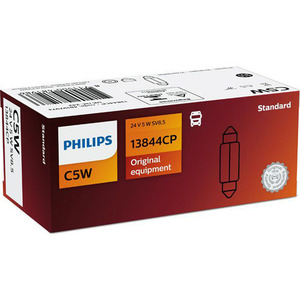 43-5844 | Philips SV8,5 pulkpirn 24 V 5 W C5 W 36 mm 10 tk