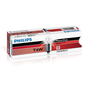 43-5929 | Philips MasterDuty BA9s-pirn, 24 V, 4 W, T4W, 10 tk