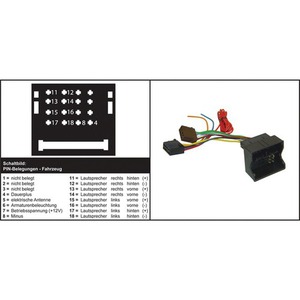 47-2118 | Raadiokaabli adapter Mercedes-Benz 04-> ISO