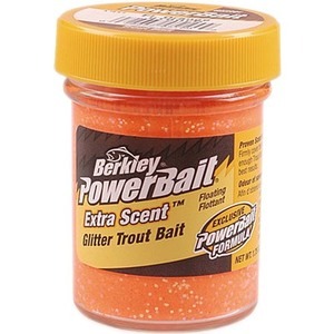 54-3275 | Berkley Power Bait Glitter Trout söödapasta fluorestseeriv oranž 50 g