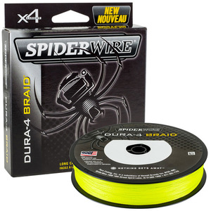 55-04056 | Spiderwire Dura 4 õngenöör 0,10 mm 9,1 kg 150 m kollane