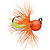 55-16055 | Tungsten Fly Jig 1/16 Orange Chartreuse Glow