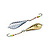 57-0831 | MTX Fishing tirk volfram 33 mm / 7,4 g hõbe / kuld