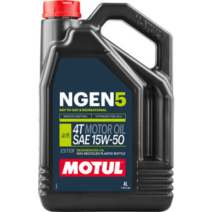 59-00771 | Motul NGEN 5 15W-50 4T sünteetiline mootoriõli mootorratastele, 4 l
