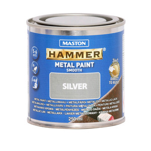 60-00585 | Hammer metallikaitsevärv, sile, hõbe, 250 ml