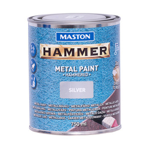60-00609 | Hammer metallivärv, vasaralakk, hõbe, 750 ml