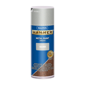 60-00697 | Maston Hammer aerosoolvärv, sile, hõbe, 400 ml