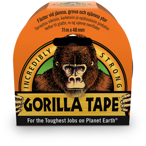 60-6290 | Gorilla teip, must, 48 mm x 11 m