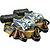65-02500 | Quickloader Rebel camo koormarihm D-rõngastega, 1500 kg, 29 mm x 5 m, 2 tk