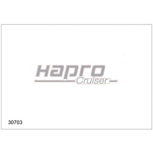 65-30703 | Hapro 30703 Cruiser küljekleebis, hõbedane (Anthracite/Brilliant Black)