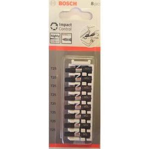 70-01002 | Bosch Impact kruviotsik lööktrellile T25 25 mm 8 tk