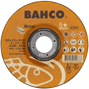 70-09202 | Bahco 3911-125-T42-M lõikeketas 125 x 2,5 mm metall