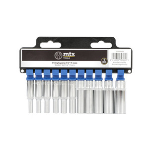 70-09509 | MTX Tools Basic 11-osaline padrunikomplekt, pikk, 1/4", 4—13 mm