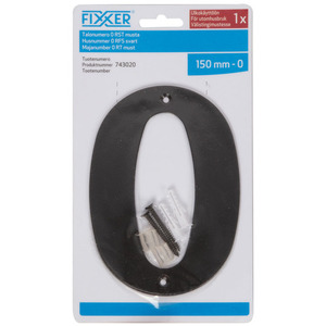75-01293 | Fixxer® majanumber 0, must, 15 cm