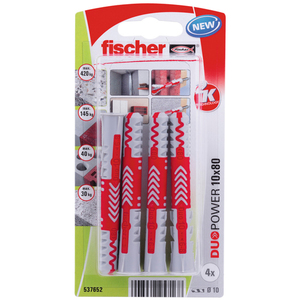 75-01403 | Fischer DuoPower universaaltüübel 10 x 80 mm 4tk