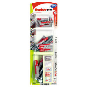 75-01405 | Fischer DuoPower kruviga universaaltüüblite komplekt, 6—10 mm, 18 tk
