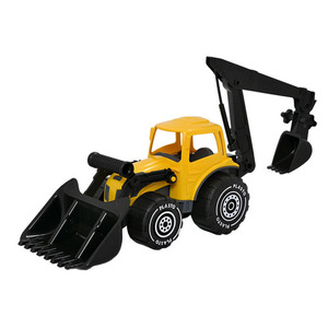 80-15046 | Plasto kopaga traktor, kollane, 70 cm