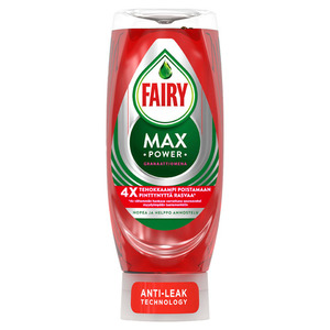 86-03874 | Fairy Max Power Pomegranate nõudepesuvahend, 450 ml