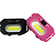 90-00836 | Berg LED-pealambid 3 W 120 lm 2 tk, must ja roosa
