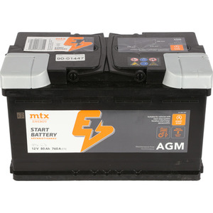 90-01447 | MTX Energy AGM käivitusaku 80 Ah/760 A P315 x L175 x K190 -+