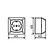 90-01773 | Harju Hiili 1-osaline maandusega pistikupesa, pindmine, IP20, must