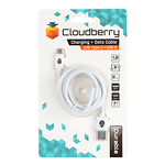 Cloudberry-USB-Type-C-31-kaabel-12-m-valge