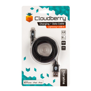 95-01094 | Cloudberry Lightning USB-kaabel 2 m must